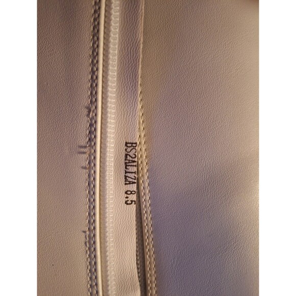 IDIFU Square‎ Toe Ankle Boots, White, Size 8.5 - Picture 8 of 9